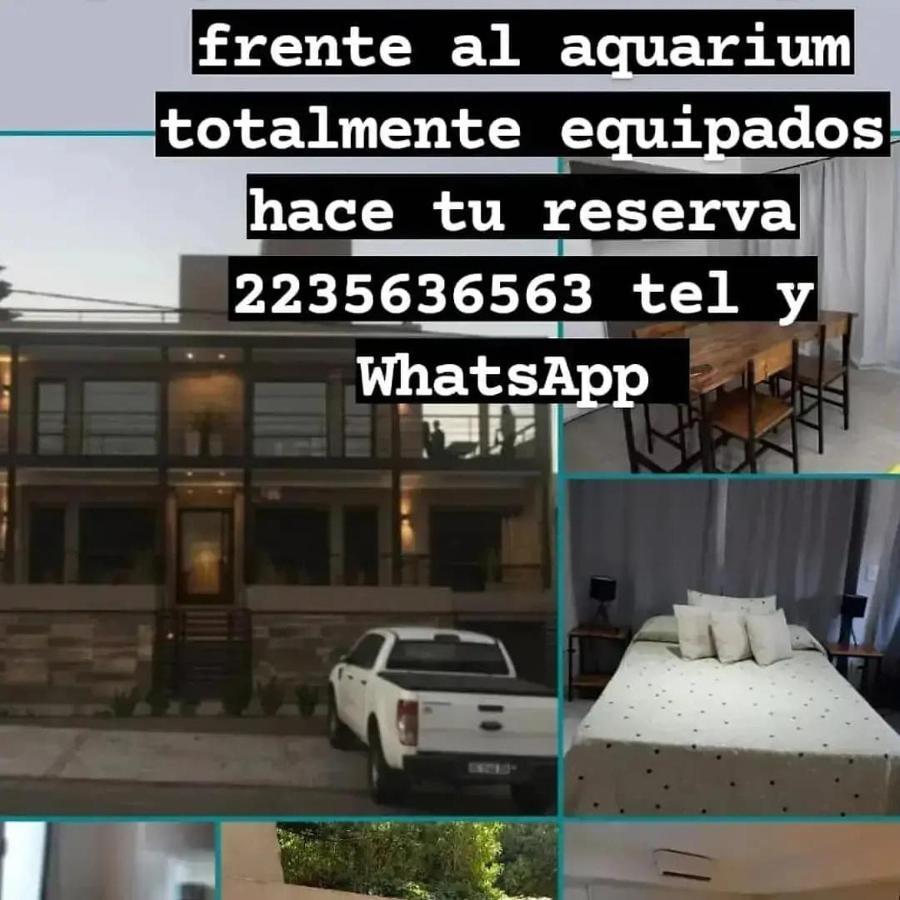 Departamentos Frente A La Playa Faro Vistas Del Sur Appartement Mar del Plata Buitenkant foto